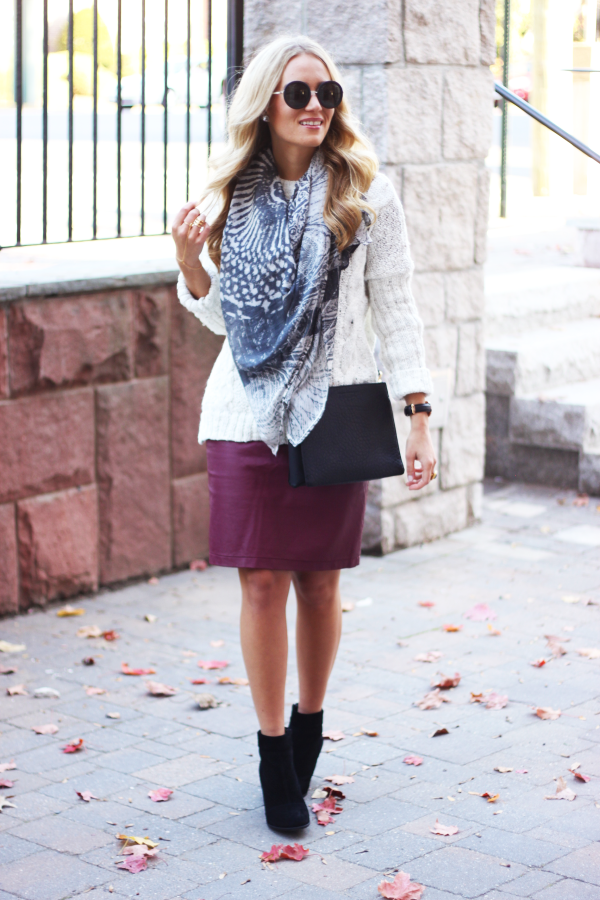 Sweater and Pencil Skirt