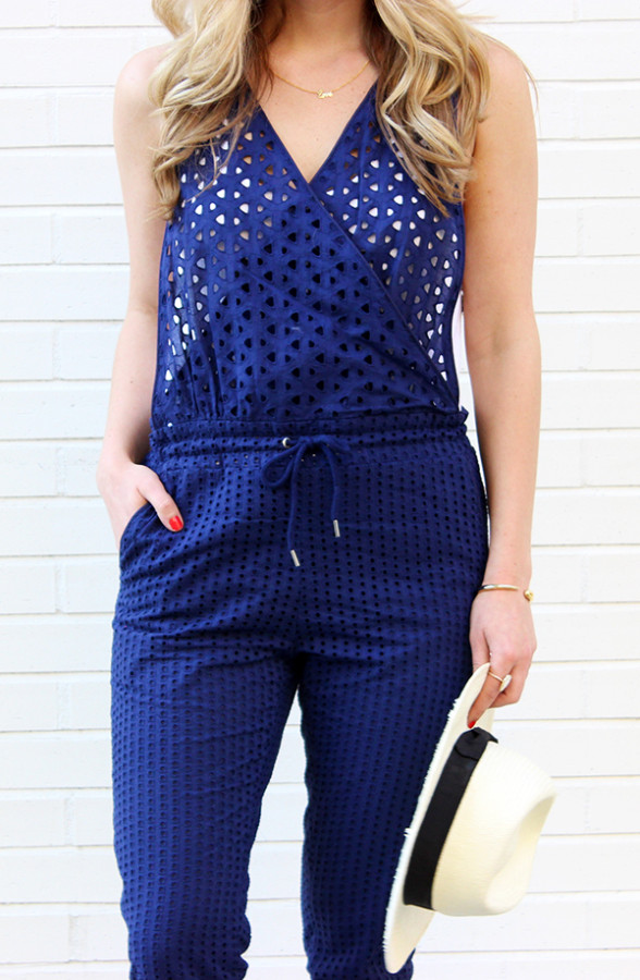 Eyelet Romper