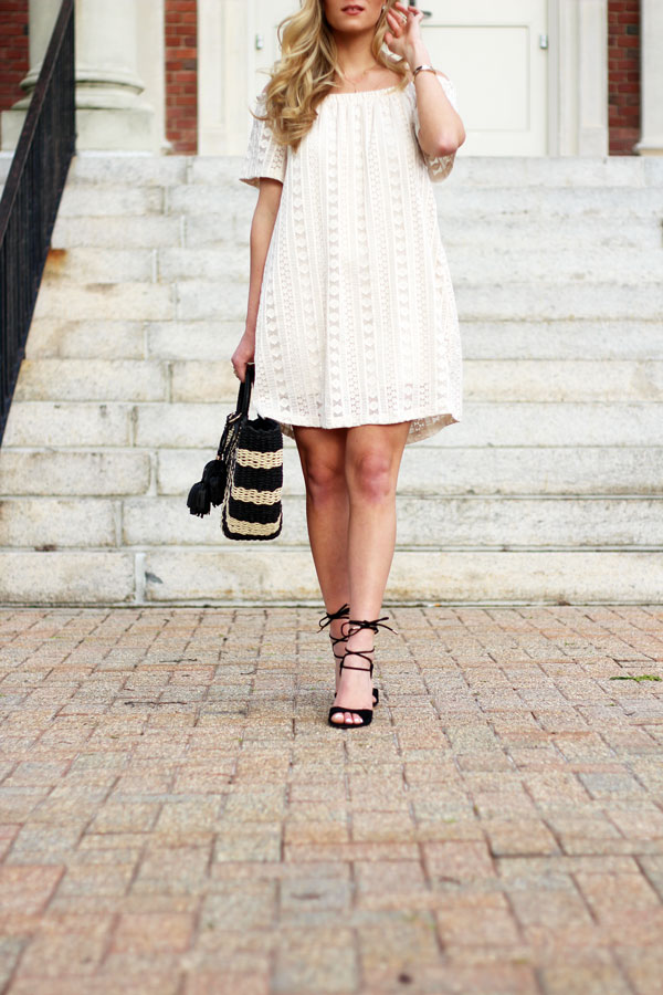 Off-Shoulder-Crochet-Dress