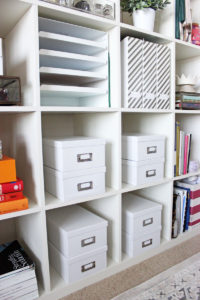 How To Organize Ikea Shelf
