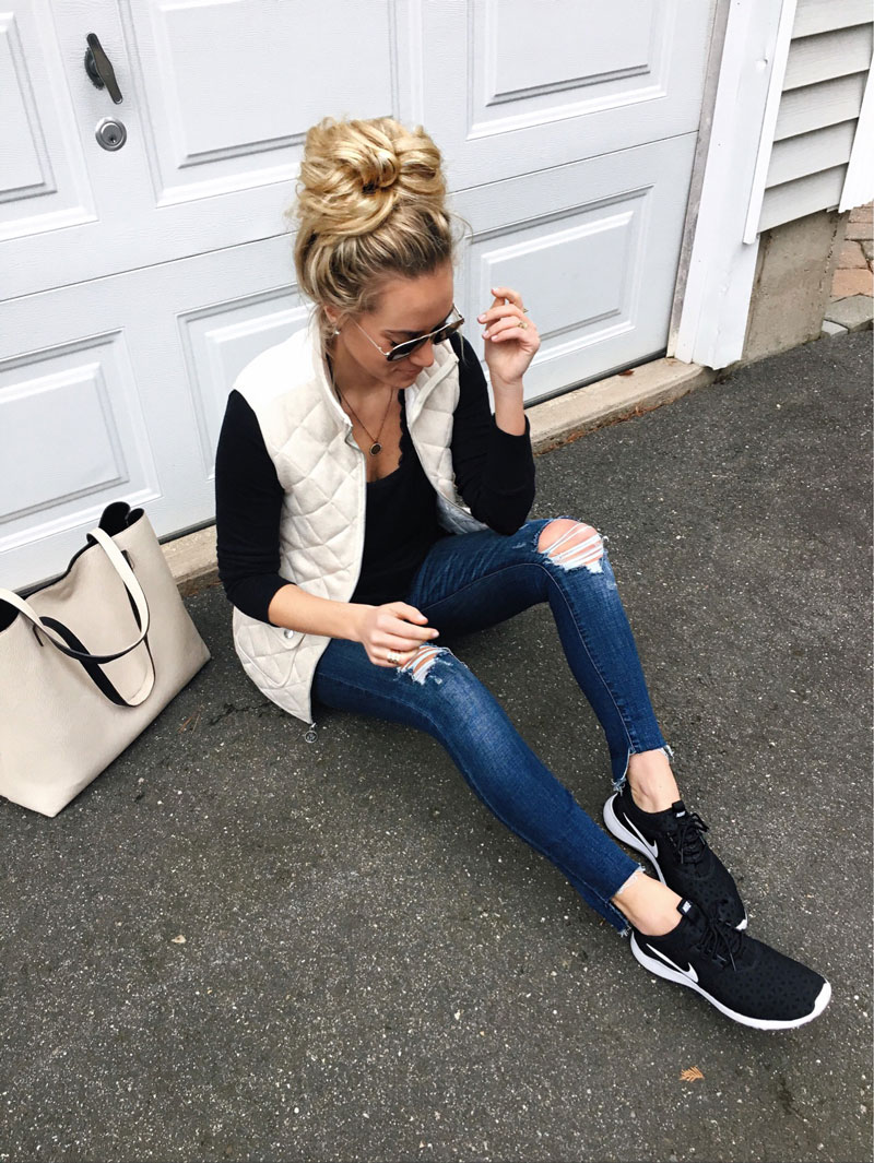 nike ripped jeans