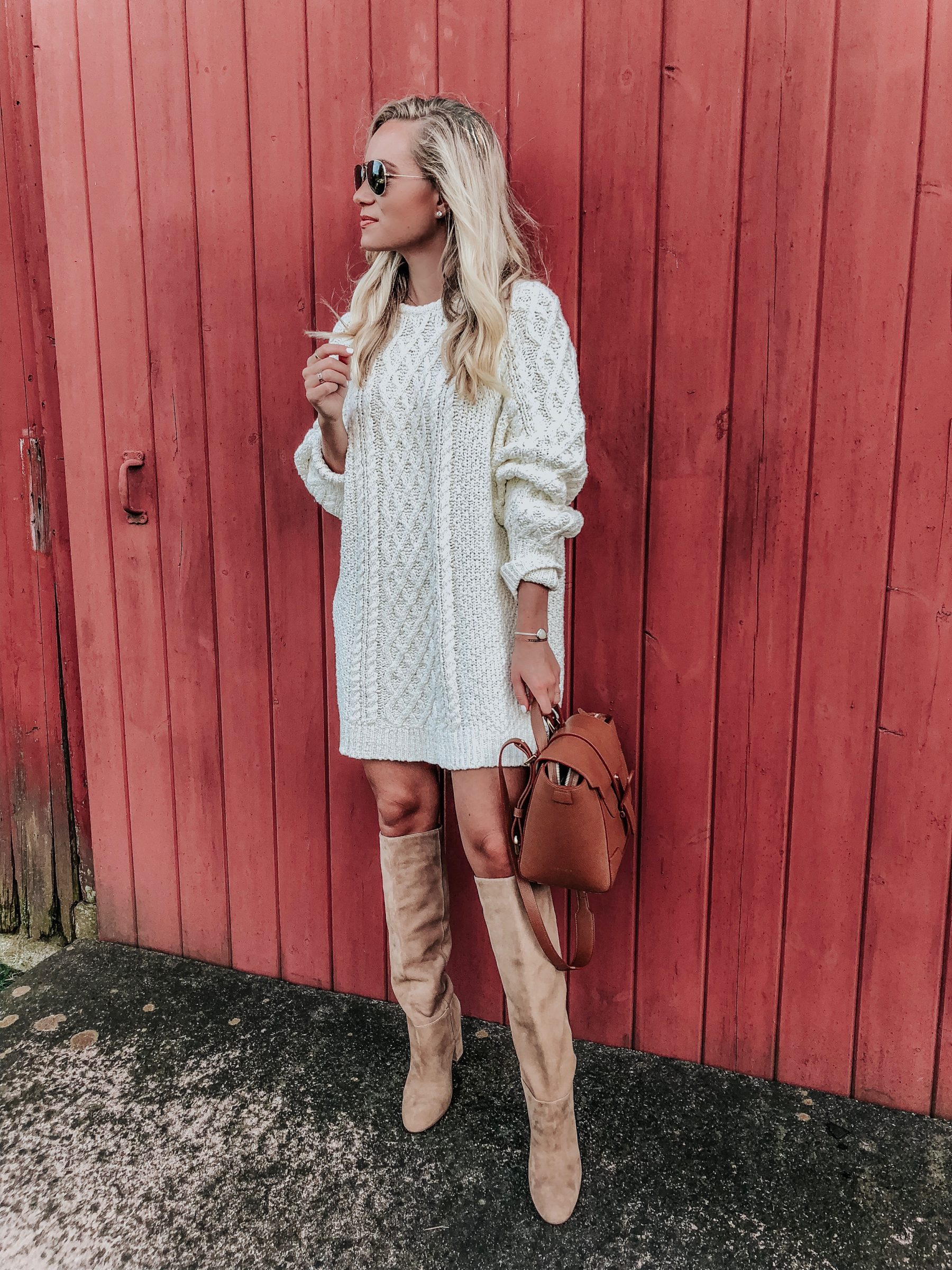 oversize sweater dress